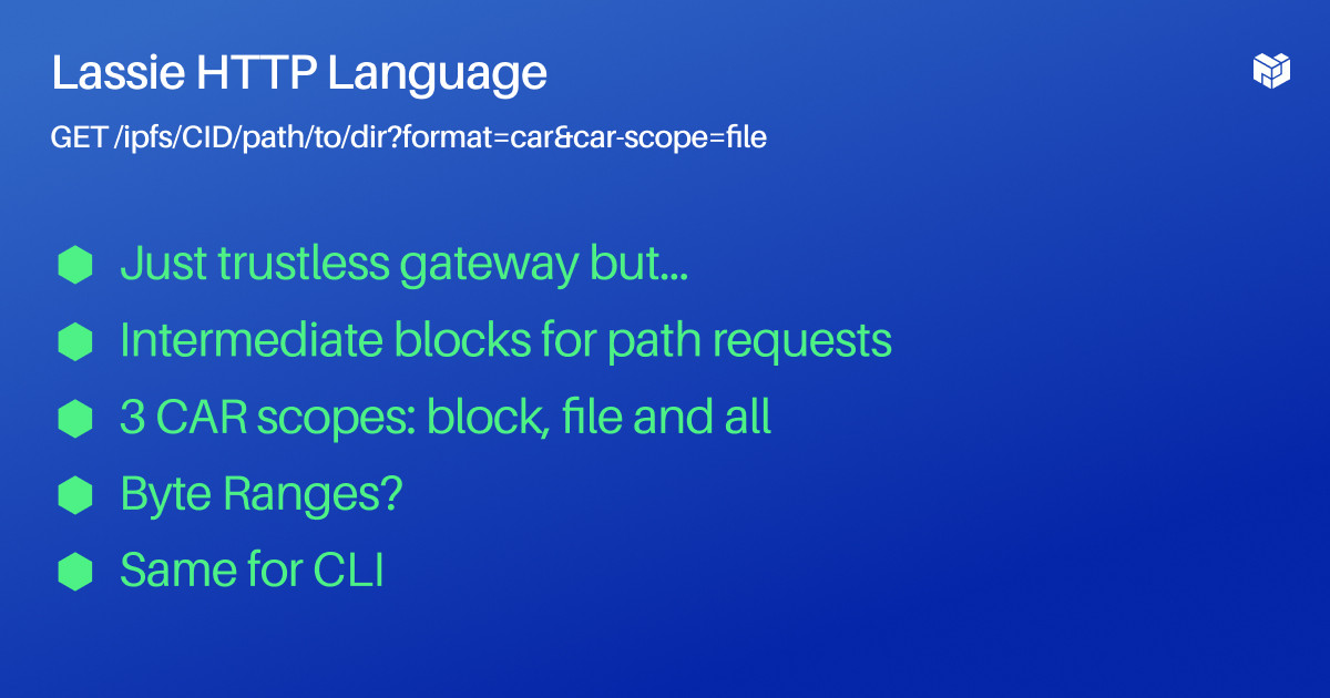 Lassie HTTP Language